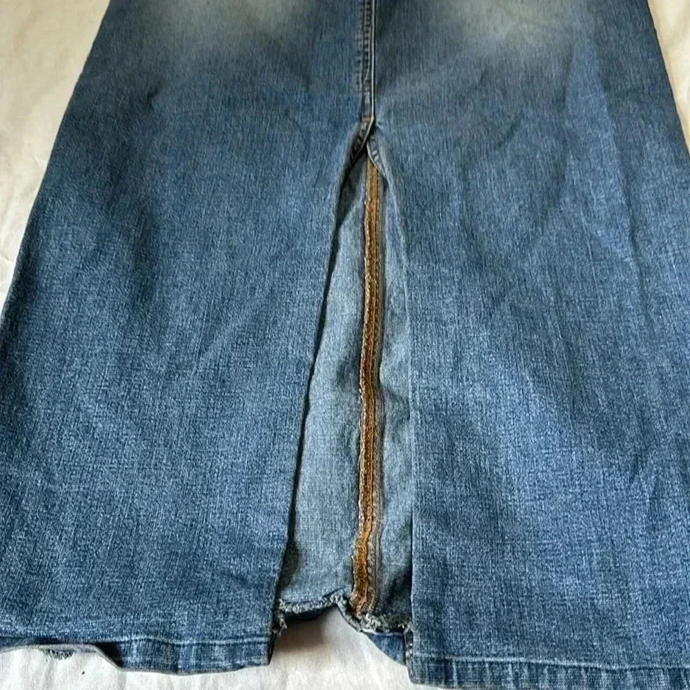 BONGO VINTAGE Y2K DENIM SKIRT‎ SIZE 11